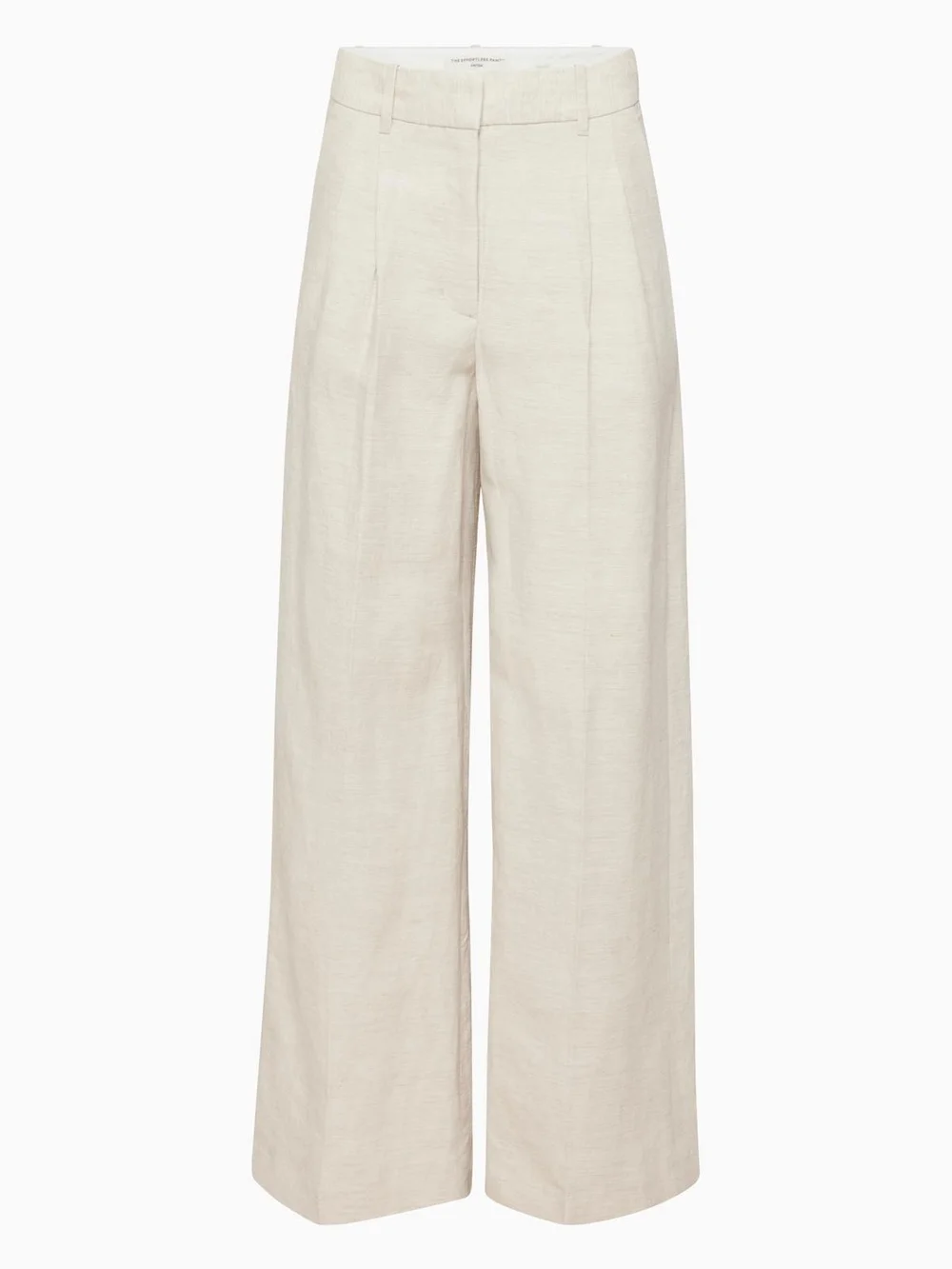 Aritzia Wide-Leg High-Rise Linen-Blend Pants in Light Oat Size 4